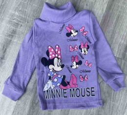 Водолазка «Minnie Mouse» бузковий, дівчинка 1-2-3-4-5 років