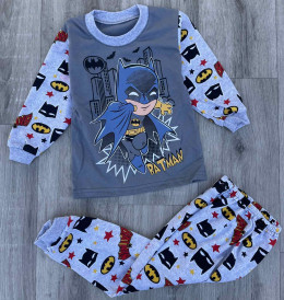 Піжама «Batman» сірий, хлопчик 1-2-3-4-5 років