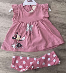 Костюм Baby Wood «Minnie» темно-рожевий, дівчинка 9-12-18-24 місяців