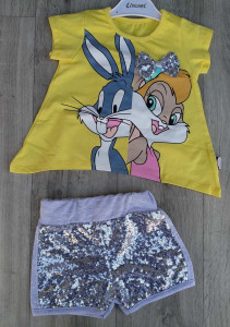 Костюм Limones "Bugs Bunny&Lola Bunny",жёлтый,девочка 2-3-4-5 лет