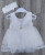  Сукня Pon Pon "Ноти",білий,дівчинка 0-3 місяці, фото