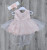  Сукня Pon Pon,персиковий,дівчинка 0-3 місяці, фото