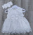  Сукня Pon Pon "Бант", білий, дівчинка 0-3 місяці, фото