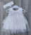  Сукня Pon Pon "Квіточки", білий, дівчинка 0-3 місяці, фото