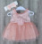  Сукня Pon Pon "Квітка",персиковий,дівчинка 0-3 місяці, фото