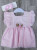 Сукня Pon Pon "Квіточки", рожевий, дівчинка 0-3 місяці, фото