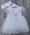 Сукня Pon Pon "Серце",білий,дівчинка 0-3 місяці, фото