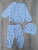  Комплект "Звірятка",блакитний,хлопчик 0-3 місяців, фото