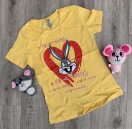 Футболка TRG Kids "Bugs Bunny",жёлтый,девочка 9-10-11-12 лет