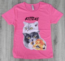 Футболка TRG Kids "Kittens",розовый,девочка 9-10-11-12 лет