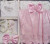  Комплект Pon Pon "Бант", рожевий, дівчинка 0-3 місяці, фото