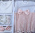  Комплект Pon Pon "Бант", персиковий, дівчинка 0-3 місяці, фото