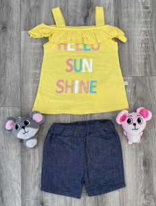 Костюм Bobisko "Sun Shine" жовтий, дівчинка 6-9-12-18 місяців