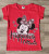  Футболка CMO "Happiness Minnie", червоний, дівчинка 7-8-9-10-11 років, фото