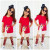  Сукня Jeliboom "Єдиноріжка", червоний, дівчинка 3-4-5-7-9 років, фото 1