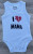 Боди Findik "I love Mama",голубой,мальчик 3-6-9-12-18 месяцев, фото