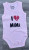Боді Findik "I love Mama", рожевий, дівчинка 3-6-9-12-18 місяців, фото