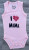 Боді Findik "I love Mama",персиковий,дівчинка 3-6-9-12-18 місяців, фото