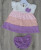  Костюм Babywood "Смугастий", фіолетовий, дівчинка 6-9-12-18 місяців, фото