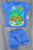 Костюм "Dino Team", блакитний, хлопчик 6-9-12 місяців, фото