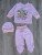  Комплект "Звірятка", різні кольори, мікс, хлопчик+дівчинка 0-3 місяців, фото 1