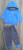 Костюм Babydoss "Смугастий", блакитний, хлопчик 6-9-12-24 місяців, фото