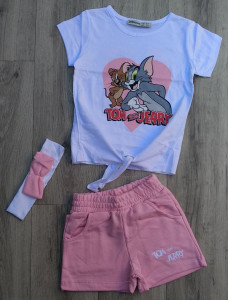Костюм Jeliboom "Tom & Jerry", розовый, девочка 3-4-5-7-9 лет