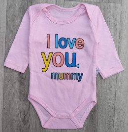 Боді Findik "I Love you Mummy", рожевий, дівчинка 3-6-9-12-18 місяців