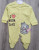  Чоловічок комбінезон Findik "I Love Mom,Dad", жовтий,хлопчик,дівчина 0-3-6 місяців, фото