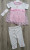  Комплект Findik "Квіточки", рожевий, дівчинка 3-6 місяців, фото