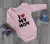 Боді Findik "I Love My Mom", персиковий, дівчинка, 3-6-9-12-18 місяців, фото