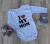  Боді Findik "I Love My Mom", сірий, дівчинка, хлопчик, 3-6-9-12-18 місяців, фото