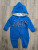  Людина комбінезон Murat Baby "Baby" синій, хлопчик 0-3-6-9 місяців, фото