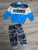  Костюм Betus "Army", блакитний, хлопчик 6-9-12-18 місяців, фото