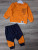  Костюм Ronix "Хрестики та нуліки", помаранчевий, хлопчик 6-9-12-18 місяців, фото