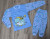  Піжама "SuperDino", блакитний, хлопчик 1-2-3-4-5 років, фото 1