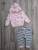  Костюм Anilco "Зайчики", персиковий, дівчинка 6-12-18 місяців, фото