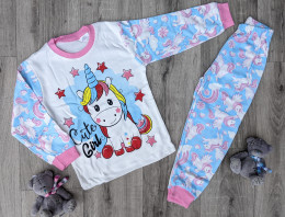 Пижама Supermini "Cute Girl", розовый, девочка 4-5-6 лет