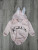  Боді Murat Baby "Rabbit", персиковий, дівчинка 3-6-9-12 місяці, фото