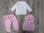 Костюм Hippil "Зайчик", рожевий, дівчинка 3-6-12 місяців, фото 1