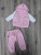 Костюм Hippil "Зайчик", рожевий, дівчинка 3-6-12 місяців, фото