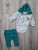 Комплект Baby Choice "Dino", зелений, хлопчик 0-3-6-9 місяців, фото