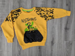 Реглан Barkod Kids "Nothing", жёлтый, мальчик 3-4-5-6 лет