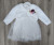  Сукня Cancus "Квітка", біла, 6-9-12 місяців, фото
