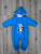  Людина комбінезон Burak Baby "Пінгвін" синій, хлопчик 6-9 місяців, фото