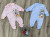 Чоловічок комбінезон "Звірятка", різні кольори мікс, хлопчик+дівчинка 0-3 місяців, фото