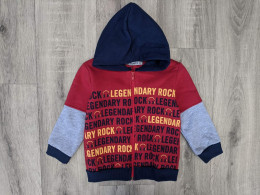 Кофта Pengim "Legendary Rock", красный , мальчик 2-3-4-5 лет