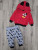  Костюм Agumini "Mickey", червоний, хлопчик 6-9-12 місяців, фото