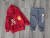  Костюм Baby Puff "Mickey", червоний, хлопчик 6-9-12-18 місяців, фото