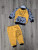 Костюм Minitix "Yees" жовтий, хлопчик 6-9-12-18 місяців, фото